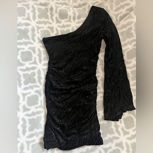 Arden B. Zebra print mini dress